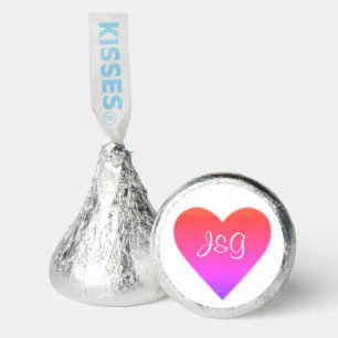 Heart Valentine Wedding Red Hershey's Candy Favors