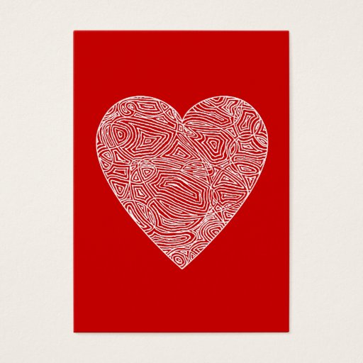 Customizable Valentines Business Card Templates