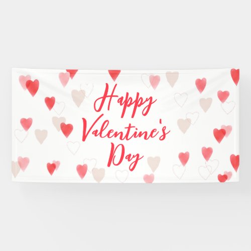Heart Valentines Day Banner