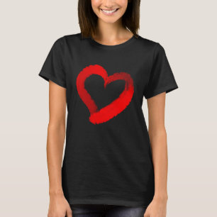 Heart Valentines Day Boys Girls Men Women Matching T-Shirt