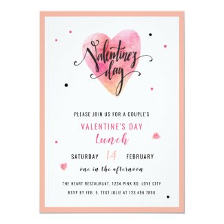 Heart Valentine's Day Invitation