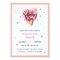 Heart Valentine's Day Invitation
