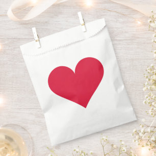 Heart Valentines Day Love Heart Favor Bag