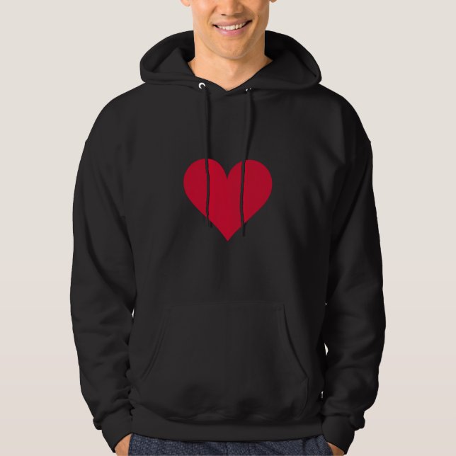 Heart Valentines Day Love Heart  Hoodie (Front)