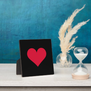 Heart Valentines Day Love Heart  Plaque