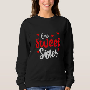 Heart Valentines Day Shirt For Sister Matching Fam