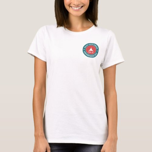 Heart Valve Disease Awareness Day Logo T_Shirt