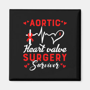 Heart Valve Surgery Survivor Heart Disease Awarene Magnet