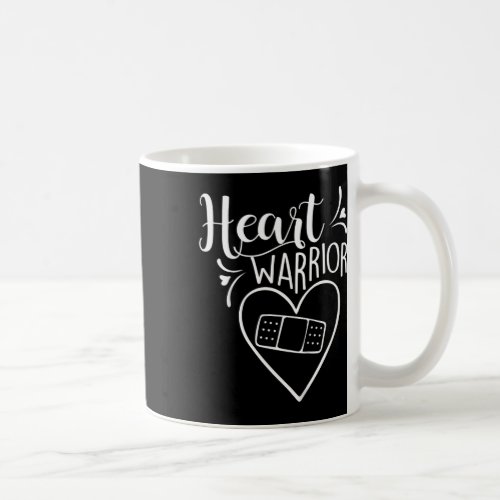 Heart Warrior Chd Awareness Present Congenital Hea Coffee Mug