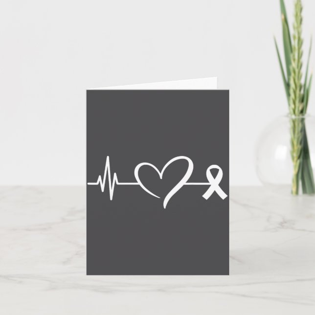Heart Warrior Heartbeat American Heart Disease Awa Card (Front)