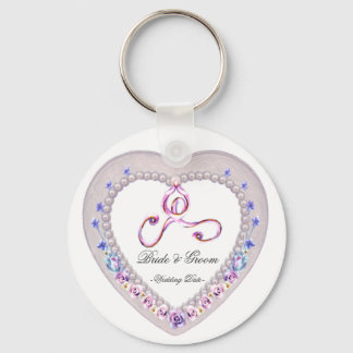 Heart Wedding Favor Keychain