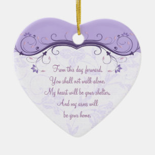 Heart Wedding Love Favor Ornament