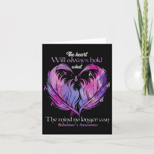 Heart Will Always Hold What The Mind Alzheimerheim Card