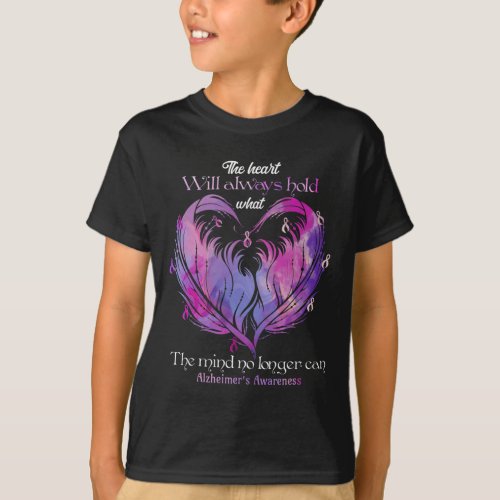 Heart Will Always Hold What The Mind Alzheimerheim T_Shirt