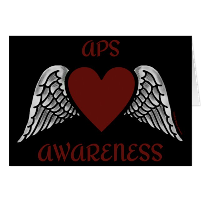 Heart/Wings...APS Cards (Front Horizontal)