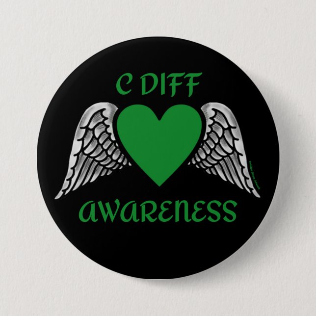 Heart/Wings...C Diff Button (Front)