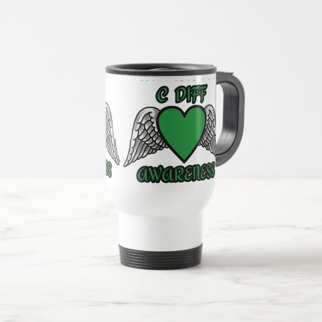 Heart/Wings...C Diff Travel Mug (Front Right)