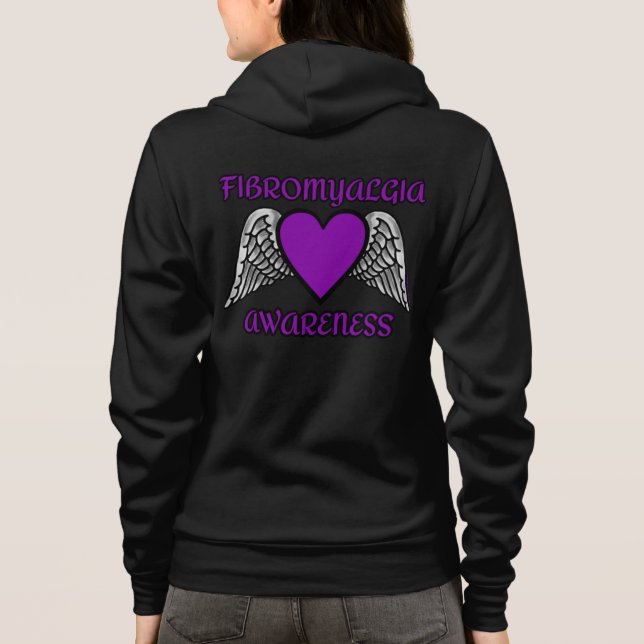 Heart/Wings...Fibro Jacket Hoodie (Back)