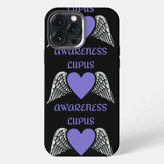 Heart/Wings...Lupus Iphone Case (Back)