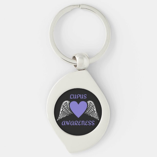 Heart/Wings...Lupus Keychain (Front)