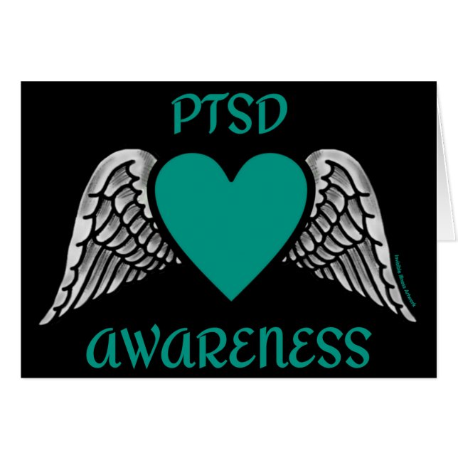Heart/Wings...PTSD Cards (Front Horizontal)
