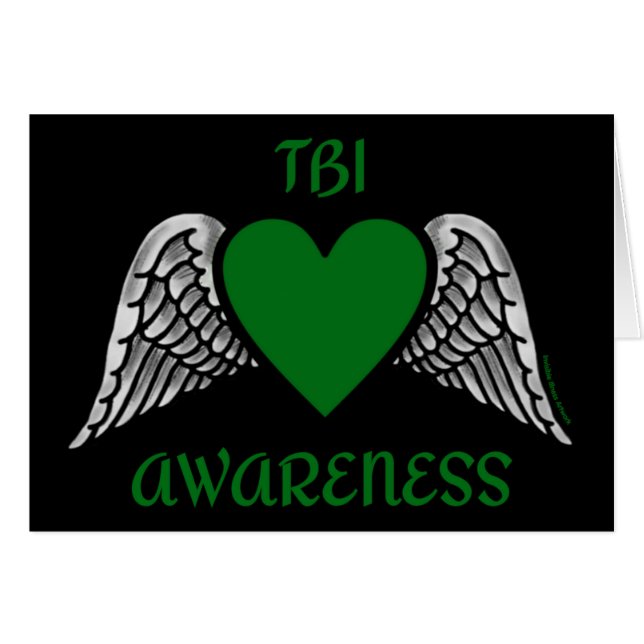 Heart/Wings...TBI Cards (Front Horizontal)