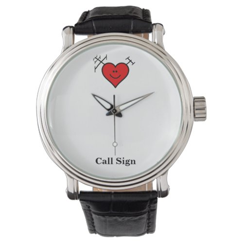 Heart  With Antennas Watch  Customize It