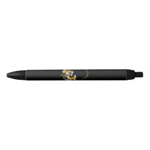 Heart with Golden Butterflies Pen