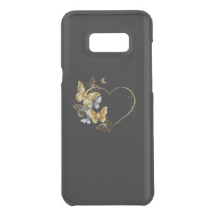 Heart with Golden Butterflies Uncommon Samsung Galaxy S8+ Case