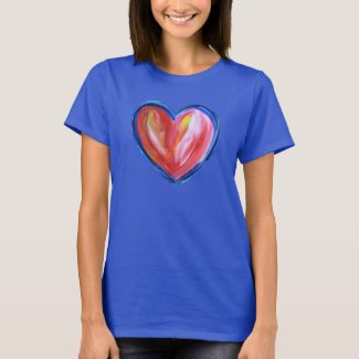 Heart with Hope Painting Love Custom Art Shirts