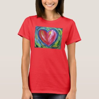 Heart with Hope Painting Love Custom Art Shirts