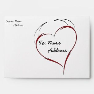 Heart with Horns Envelope