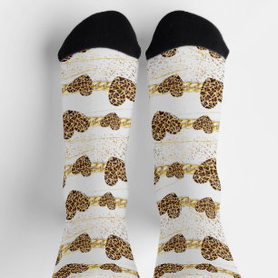 heart, with leopard socks