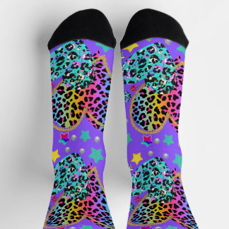 heart, with leopard  socks