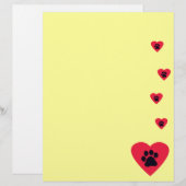 Heart with Paw Print (Front/Back)