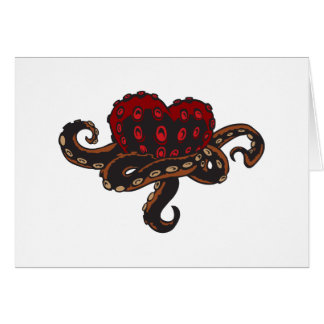 Heart with Tentacles Cards