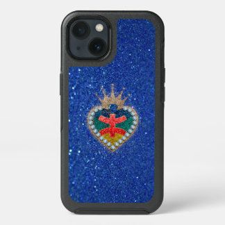 heart with the Amazigh flag in a brig iPhone 13 Case