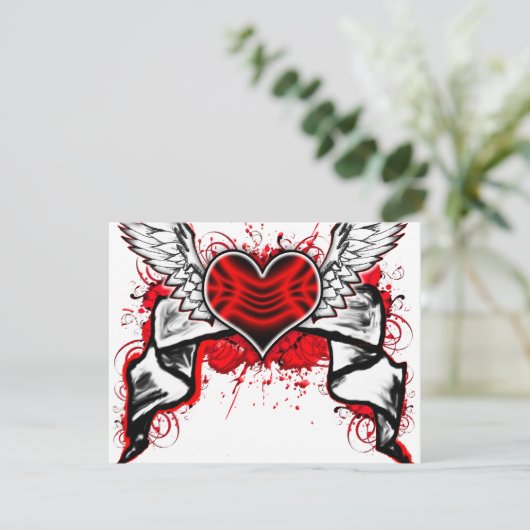 Heart with Wings (Standing Front)