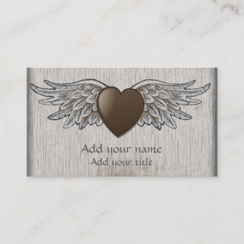 Heart with Wings Business Card