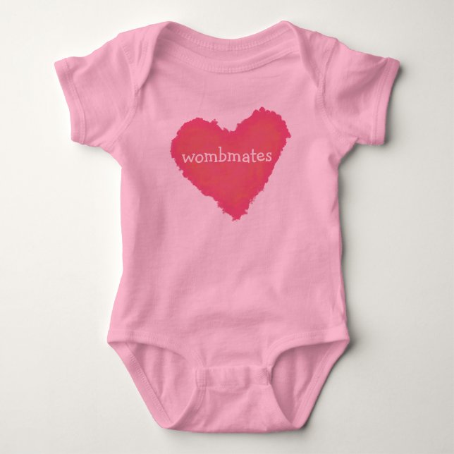 Heart Wombmates and T-shirts (Front)
