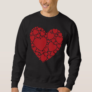 Heart Word Cloud Valentine's Day Love Sweatshirt