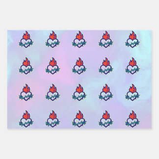 Heart Wrapping Paper Sheets