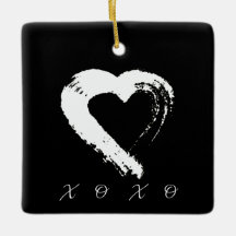 Heart XOXO Ornament