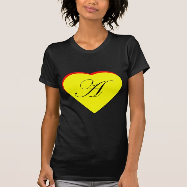 Heart Yellow Red A Wedding Invitation The MUSEUM Z T-Shirt (Front)