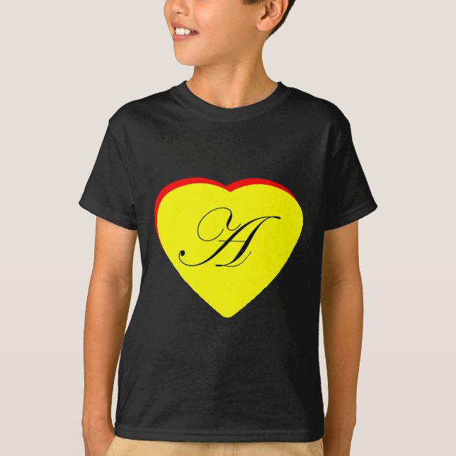 Heart Yellow Red A Wedding Invitation The MUSEUM Z T-Shirt (Front)