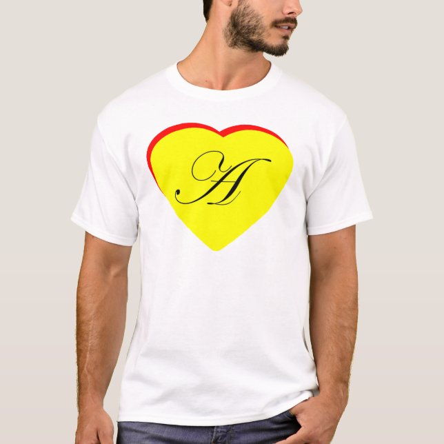 Heart Yellow Red A Wedding Invitation The MUSEUM Z T-Shirt (Front)