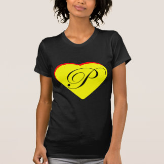 Heart Yellow Red P Wedding Invitation The MUSEUM Z T-Shirt