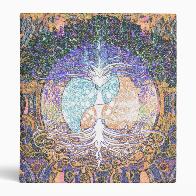 Heart, yin yang, tree of life by Amelia Carrie Binder (Front)