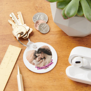Heart You, A Mother Without Compare Keychain