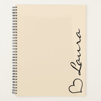 Heart Your Name Script Custom Gift Planner